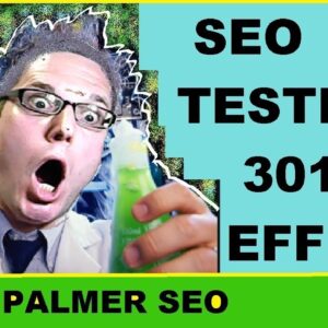 How long for a 301 redirect to work SEO test 2019