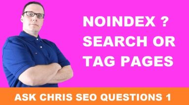 SEO Tips Should I No index Search or Tag Pages