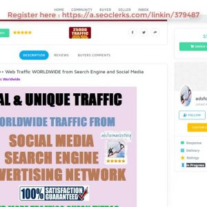 Real 25,000 Website Traffic WORLDWIDE from Search Engine and Social Media Ons SE