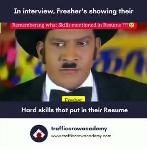 In interview, Fresher's showing their 🔥 Hard skills that put in their Resume 🔥😅